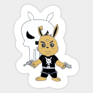 The Bunnisher Sticker